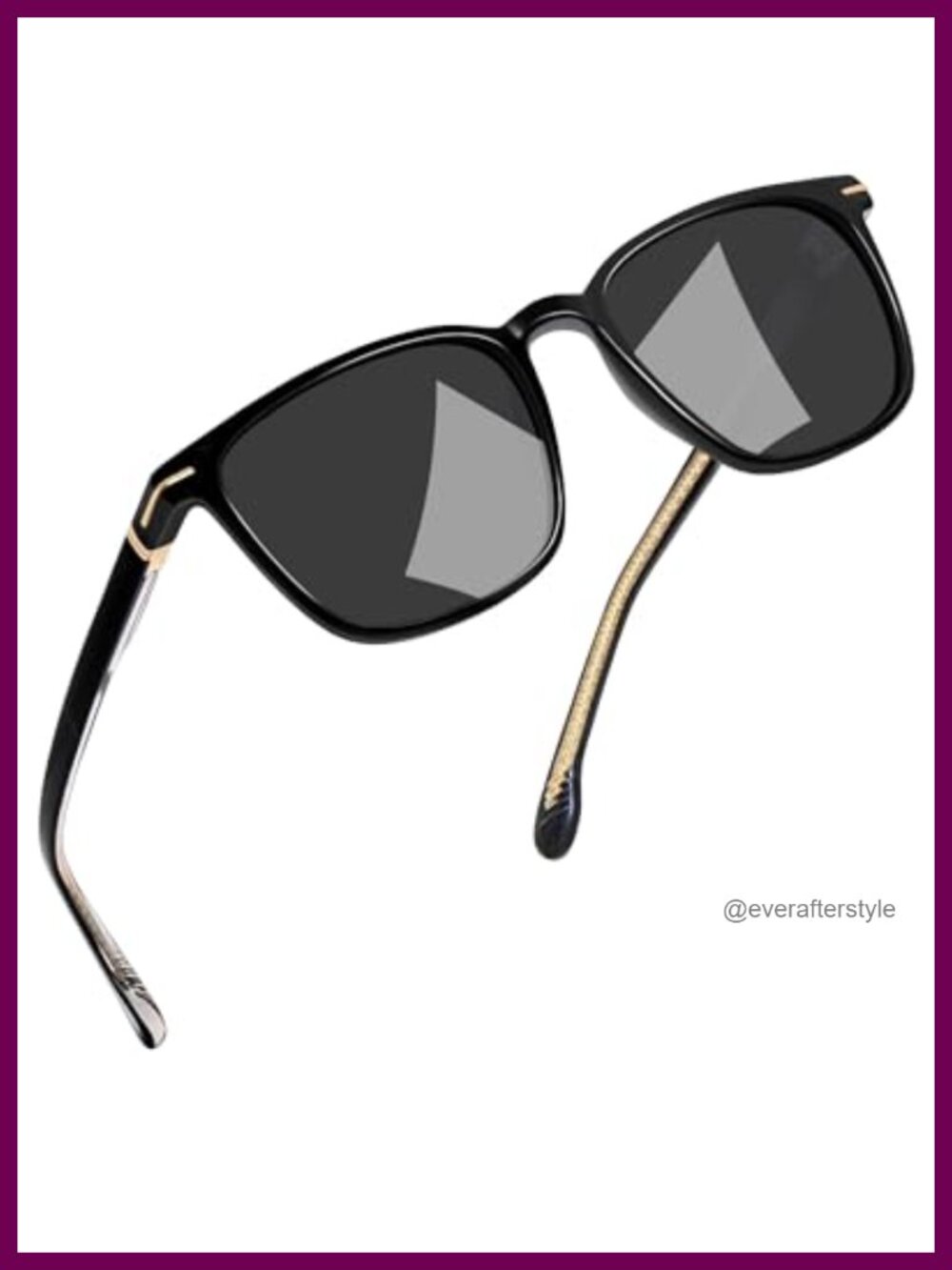 Acetate Square Sunglasses Polarized UV400 Retro Full Frame Unisex Adults